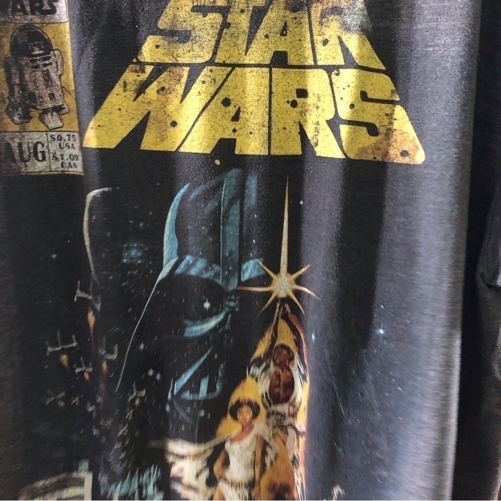 Vintage Star Wars comic book short sleeve graphic tee in size L - Picture 4 of 7